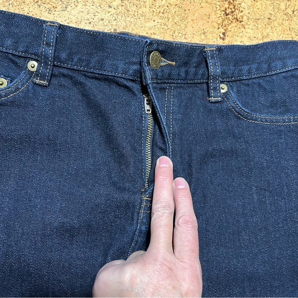 Lauren Ralph Lauren Dark Wash Denim Jeans Skirt in Sz 4 - Picture 5 of 10